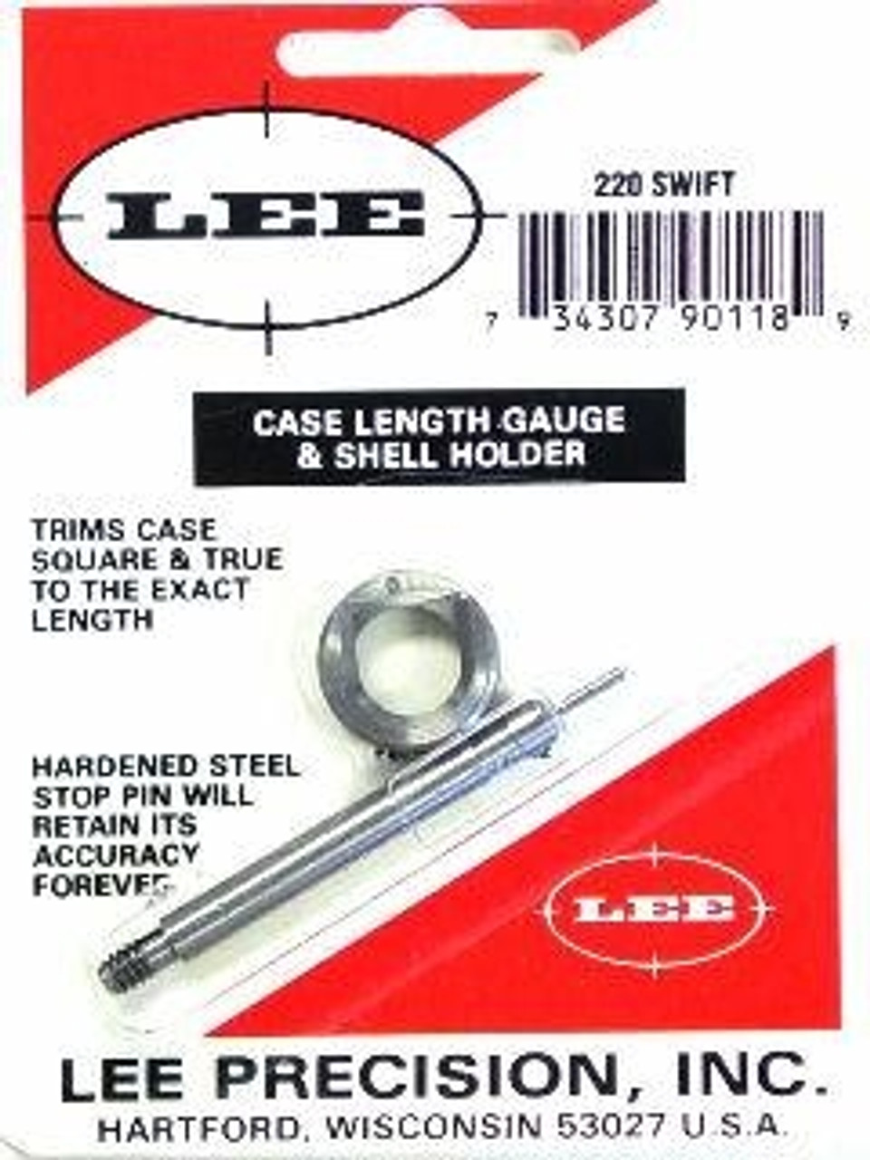 Lee Precision 220 Swift Case Length Gauge & Shell Holder