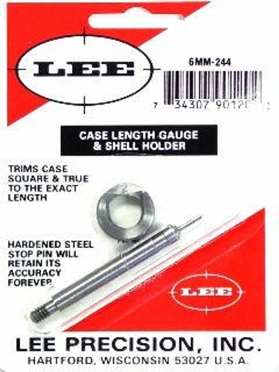 Lee Precision 6MM Rem Case Length Gauge & Shell Holder