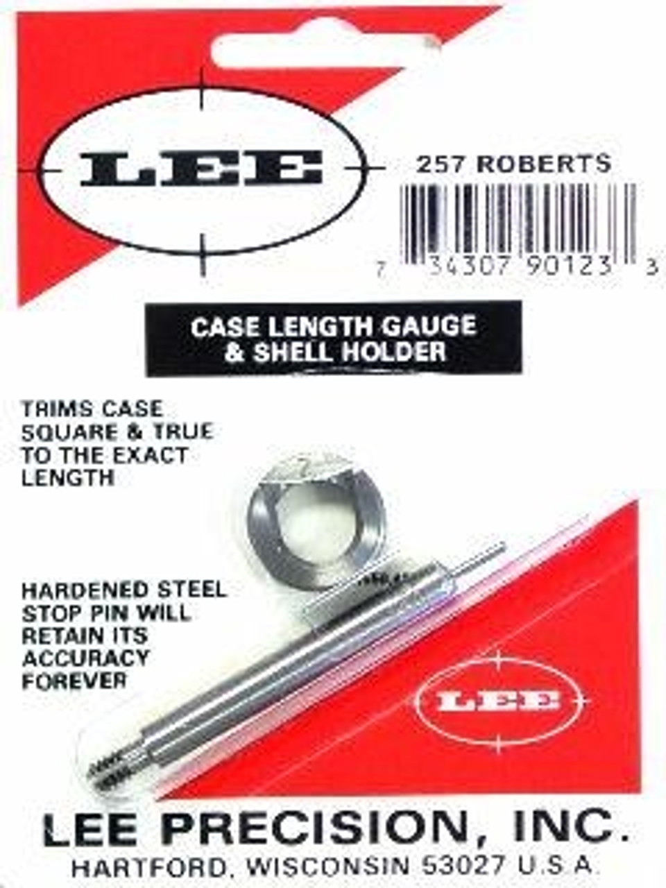 Lee Precision .257 Roberts Case Length Gauge & Shell Holder