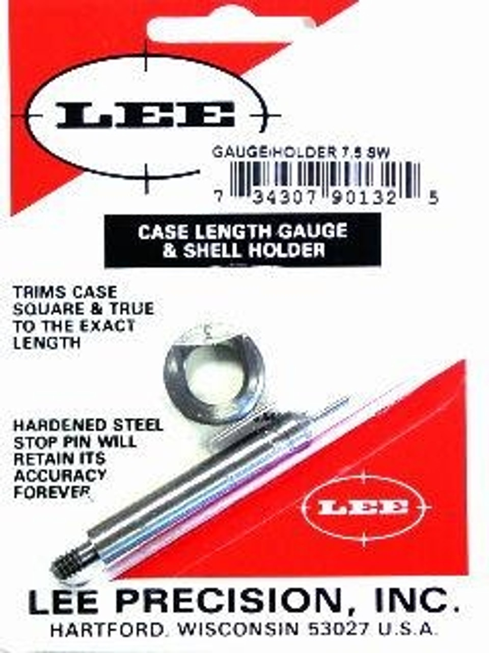 Lee Precision 7.5x55 Swiss  Case Length Gauge & Shell Holder