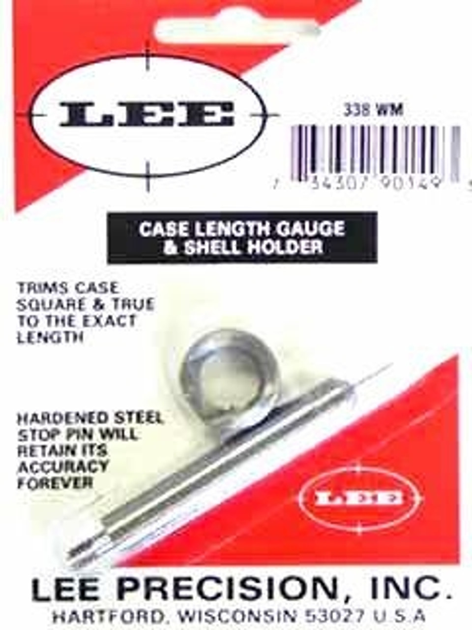 Lee Precision 338 Win Mag Case Length Gauge & Shell Holder