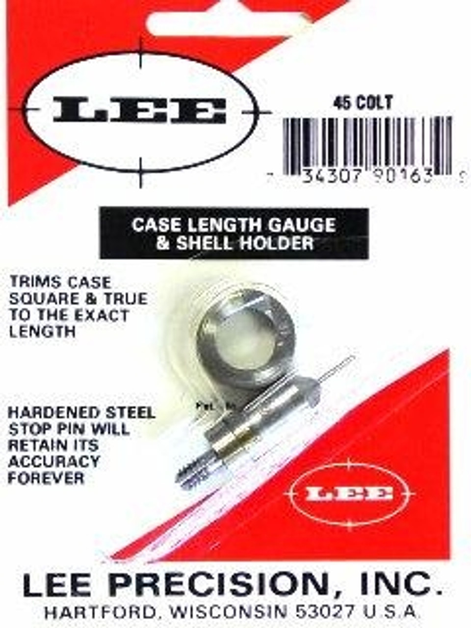 Lee Precision 45 Colt Case Length Gauge & Shell Holder