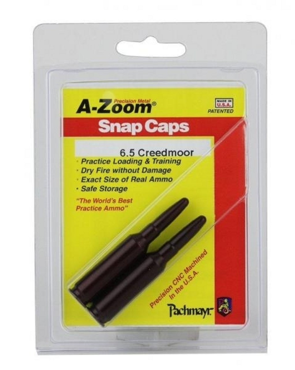 A-Zoom 6.5 Creedmoor Snap Caps, 2 Pack