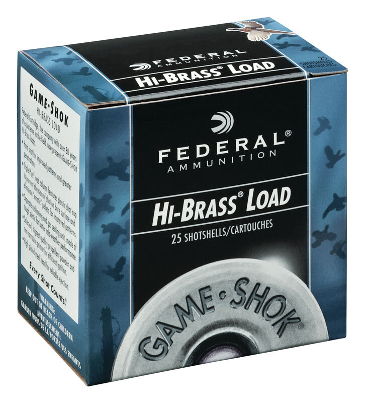 Federal Game Shok Upland 20 Ga, 2 3/4", #7.5, 25 Rds