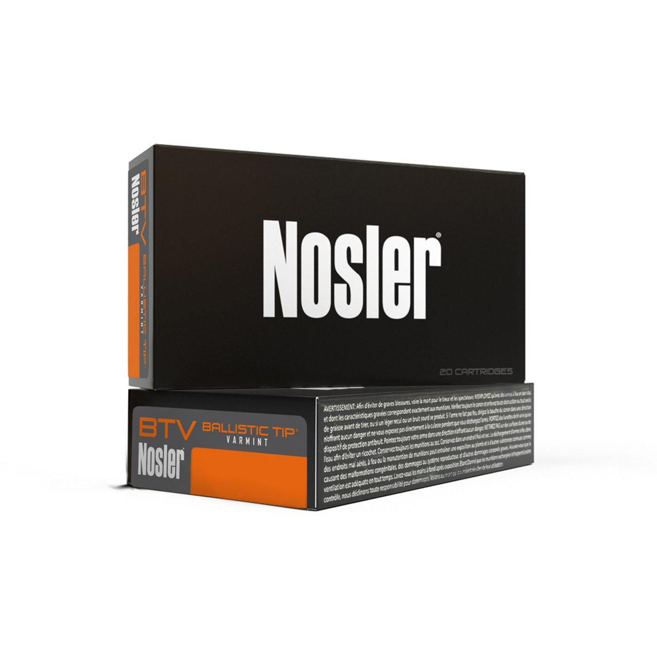 Nosler Ballistic Tip Varmint, Lead Free 22-250 Rem, 40 gr, 20 Rounds