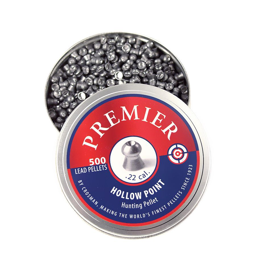 Crosman Premier .22 Cal 14.3 Gr, HP, 500 Ct