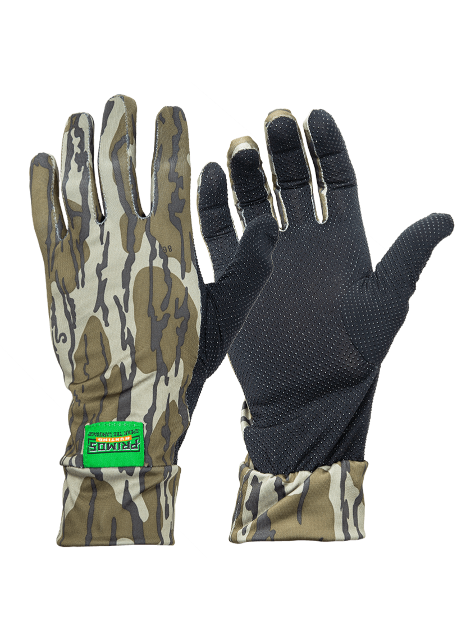 Primos Stretch Fit Mossy Oak Bottomland Gloves