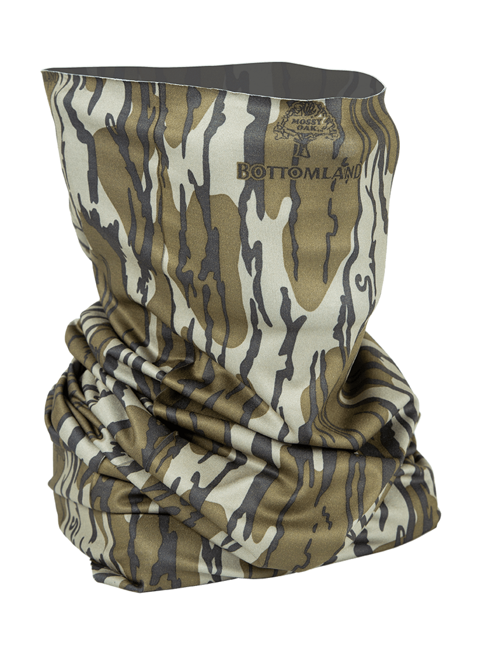 Primos Stretch Fit Neck Gaiter, Mossy Oak Bottomland Camo