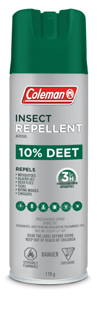 Coleman 10% Deet Insect Repellent, Aerosol 170 g