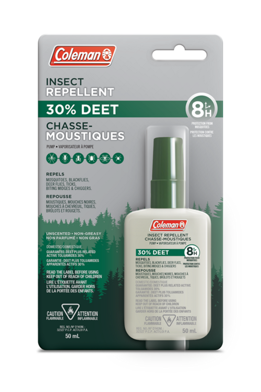 Coleman 30% Deet Insect Repellent, Liquid, 50 mL