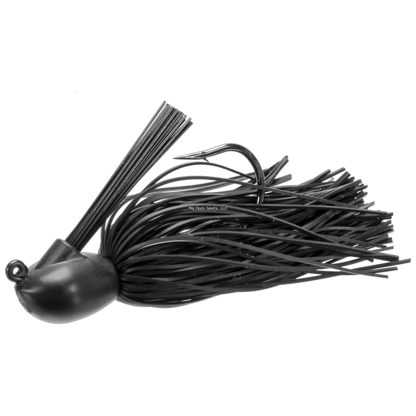 Keitech Tungsten Model 1 Casting Jig, 3/8 Oz, #3/0 Hook, Black