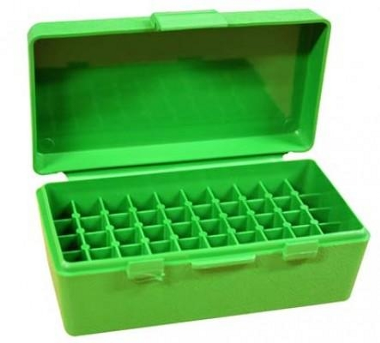 MTM 50 Rd Flip Top Ammo Box, 32 H&R Mag, Green