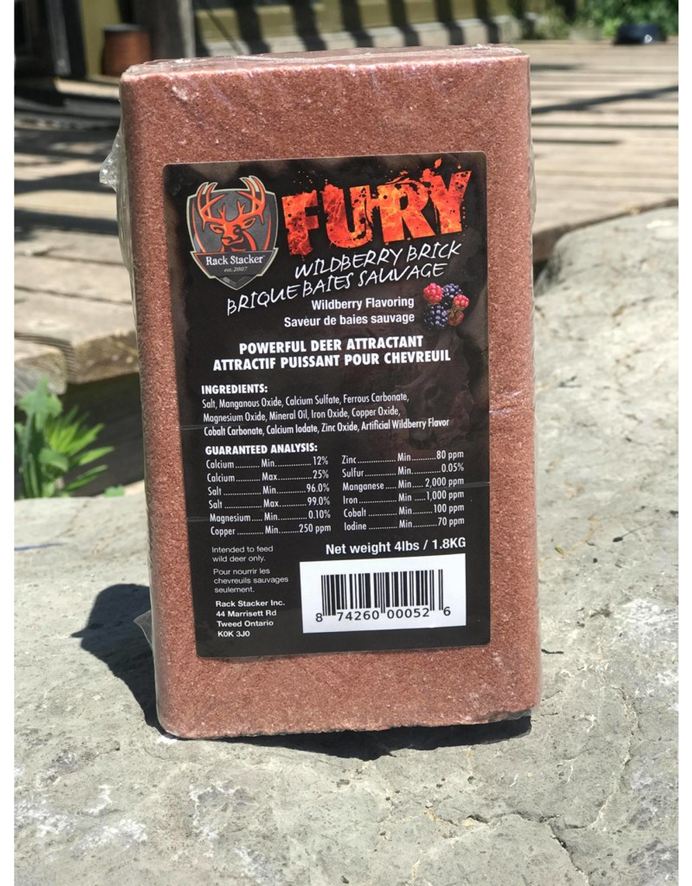 Rack Stacker Fury Wildberry Brick, 4 Lb