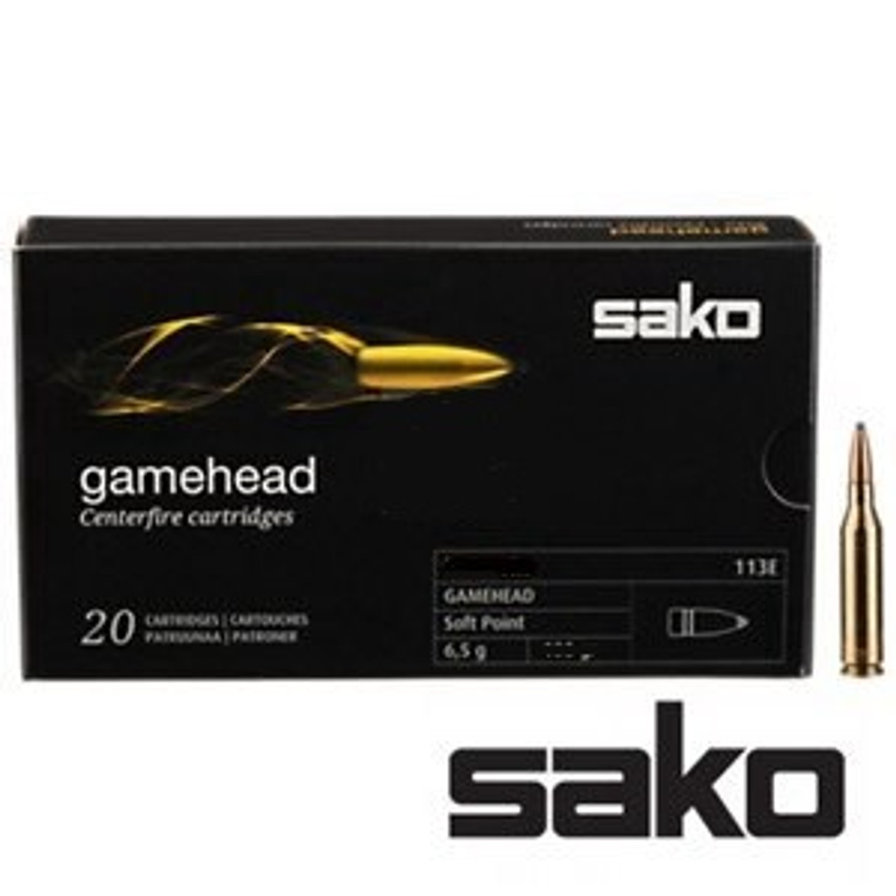 Sako Gamehead .30-06 SPRG 180 Gr, SP, 20 Rds