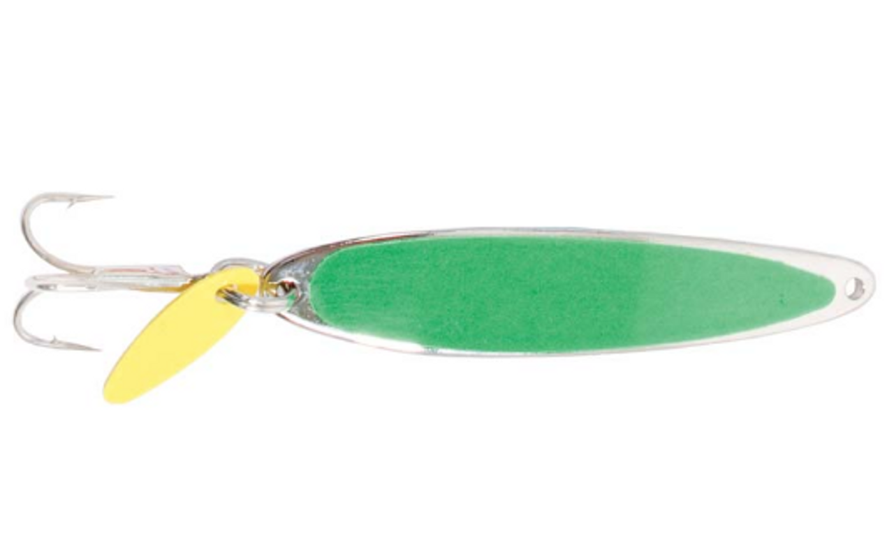 Bay de Noc Swedish Pimple Jigging Lure, 1 1/2", Neon Green