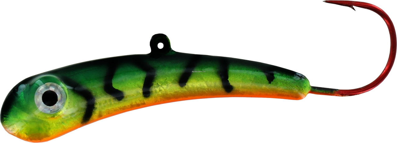 Magz Mfg Badd Boyz Jigging Lure, 1 1/4 Oz, 2 3/4", Firetiger Holographic