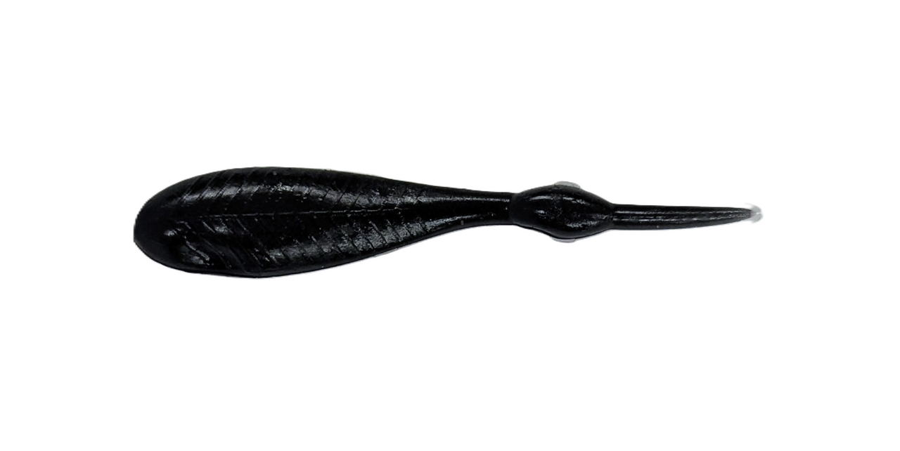 Set The Hook Dart Minnow, 2.3", Black, 12 Pk