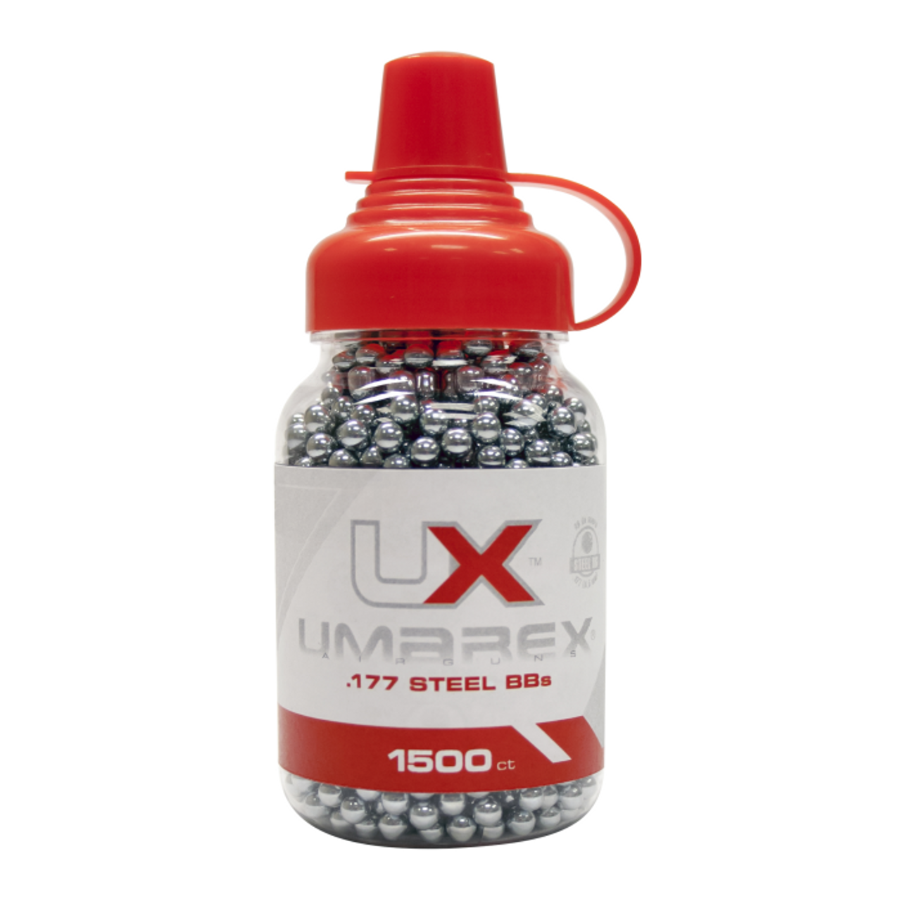 Umarex Steel .177 Cal BB's for Airguns, 1500 Ct