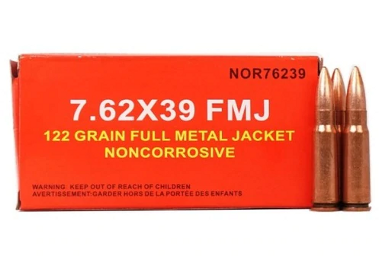Norinco 7.62 X 39, 122 Gr, FMJ 500 Rds