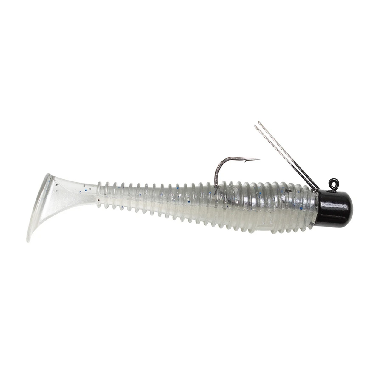 Lunkerhunt Pre-Rigged Finesse Swimbait, 3", 1/4 Oz, Smokin Shad