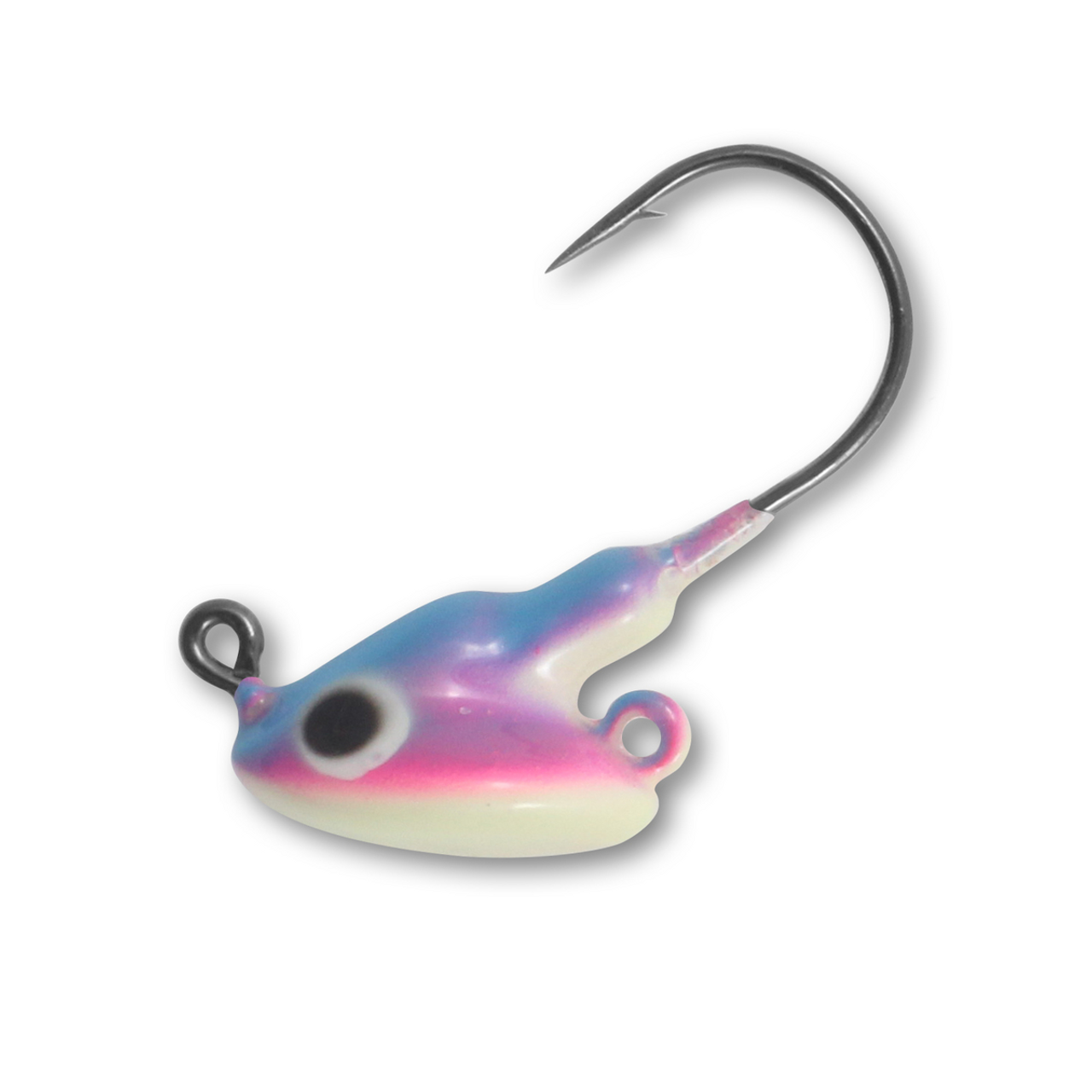 Northland Stand-up Fire-Ball Jig, #2/0 Hook, 1/4 oz, Glow Rainbow, 3 Pc -  SFRC