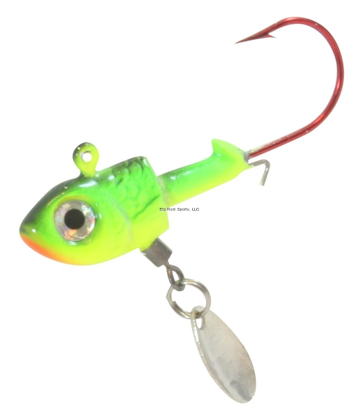 Northland Thumper Jighead W Spinner 3/8 Oz, Firetiger, 2 Pc