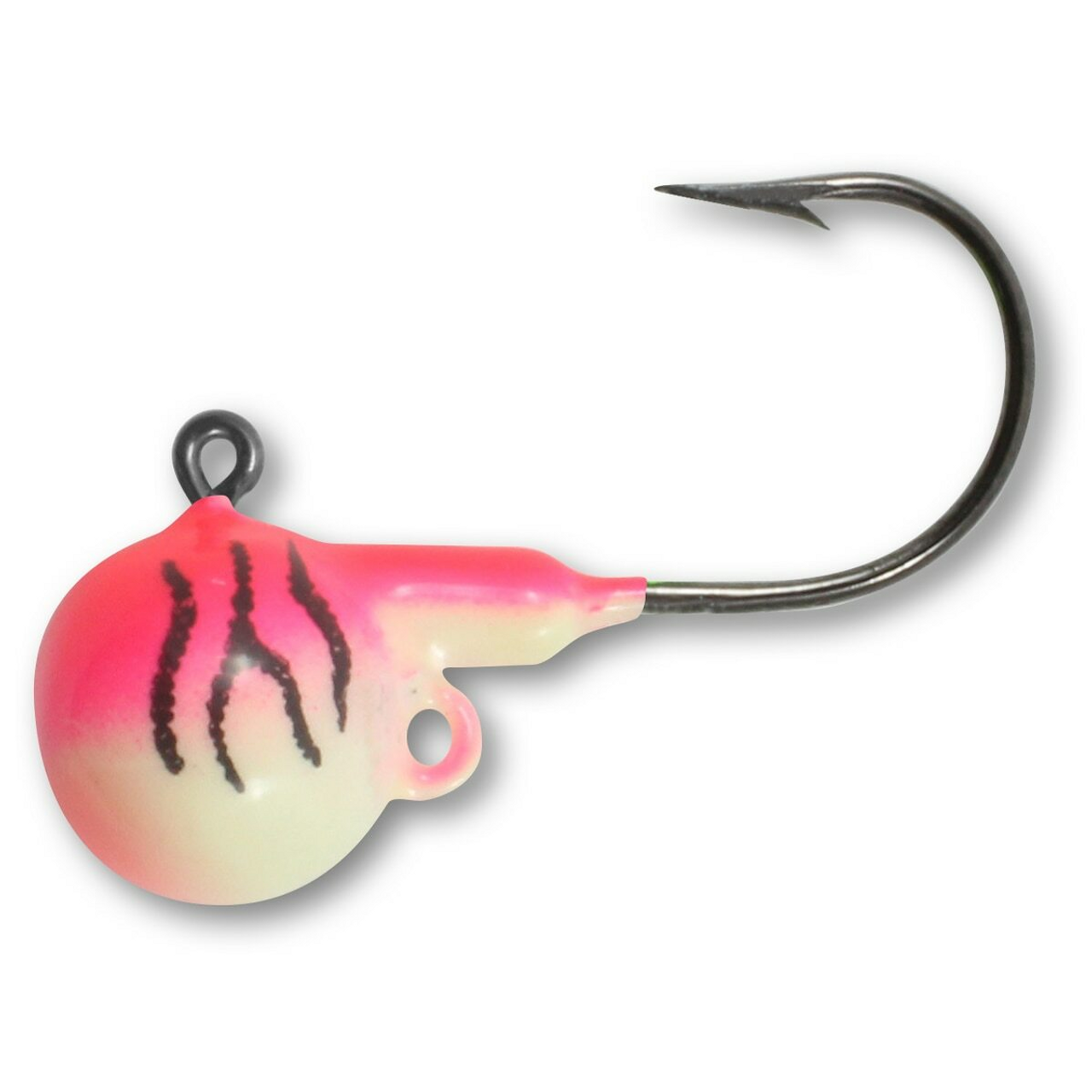 Northland Fire-Ball Jig, #2/0 Hook, 3/8 oz, UV Pink Tiger, 4 Pc