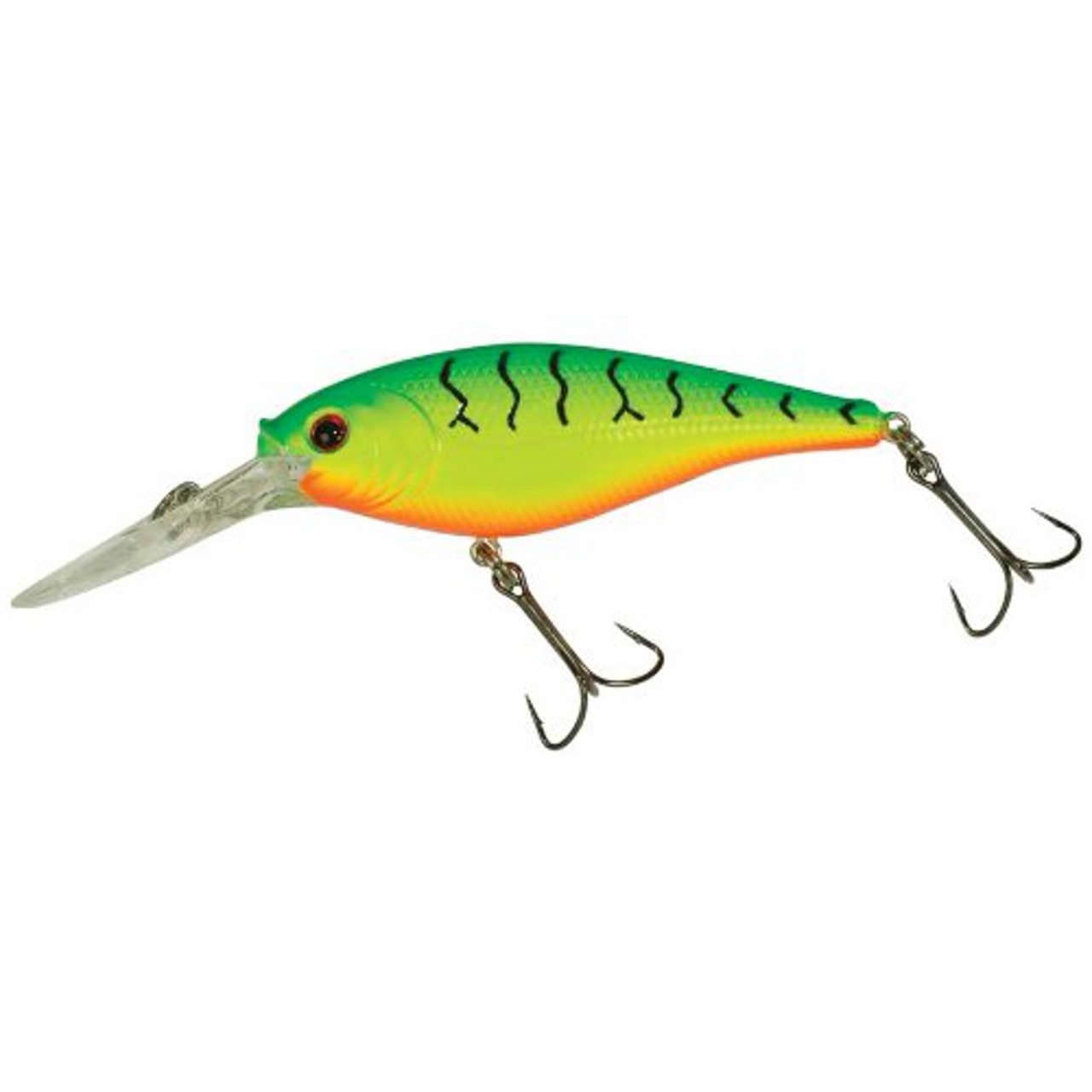 Berkley  Flicker Shad Crankbait, 2", 3/16oz, Firetiger, Floating (122041)