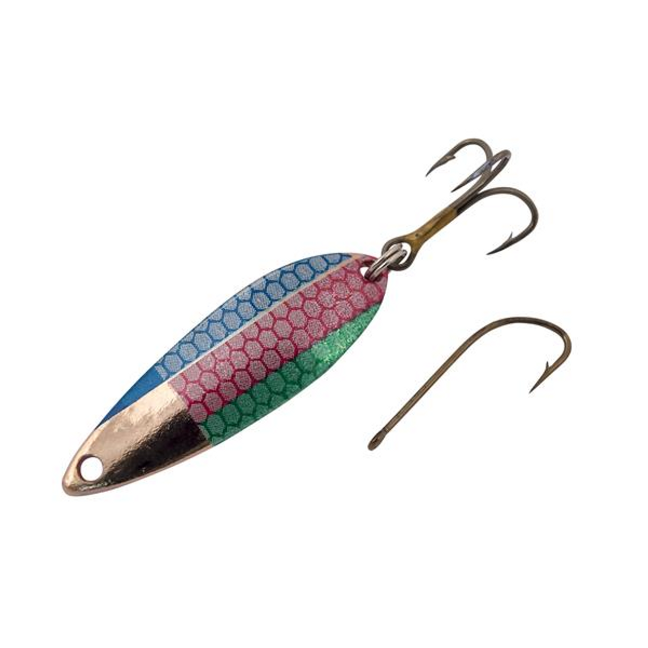 Lucky Strike 2 1/4, Rainbow Lure Spoon 1/3 Oz, Rainbow Lure - SFRC