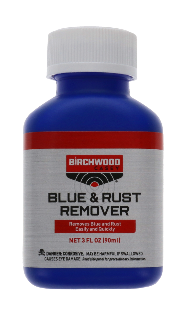 Birchwood Casey Blue & Rust Remover, 3 Fl Oz Bottle