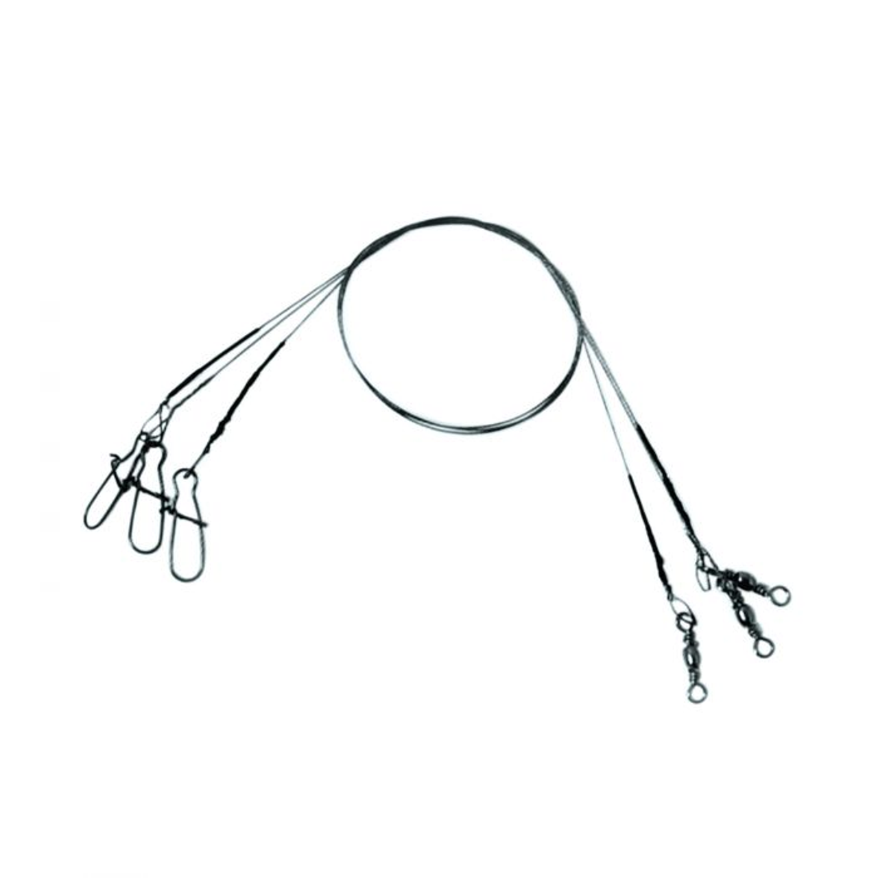 Eagle Claw 8" Wire Micro Leader, 27 lbs, 3 Pack