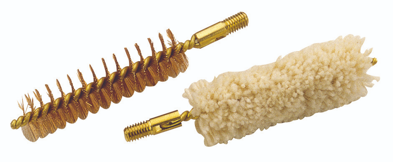 Traditions .50 Cal Bronze Bristle Bore Brush & Cotton Swab