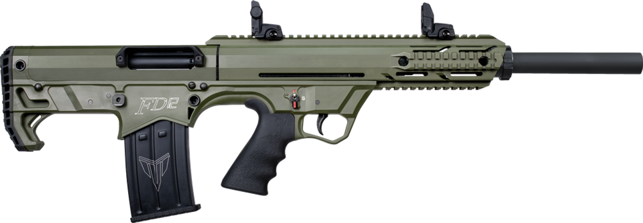 Canuck FD12 Bullpup 12 Ga Semi Auto, 20" Crome-Lined Barrel, OD Green