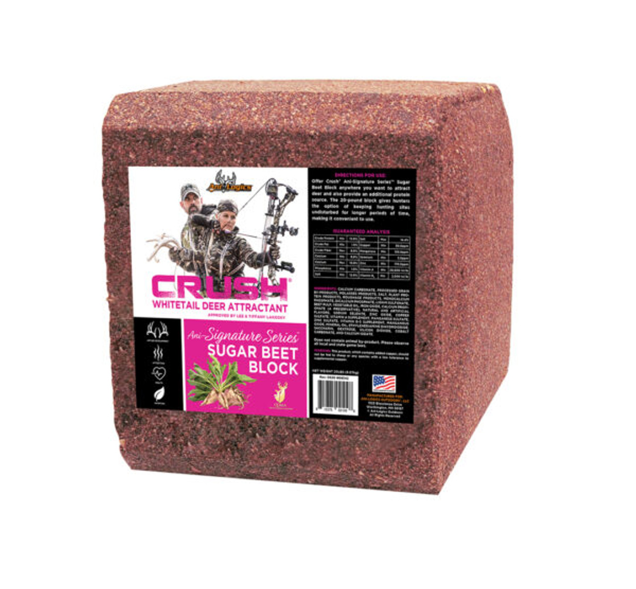 ALO Crush Ani-Signature Series Protein Block Attractant, Sugar Beet, 20 lbs