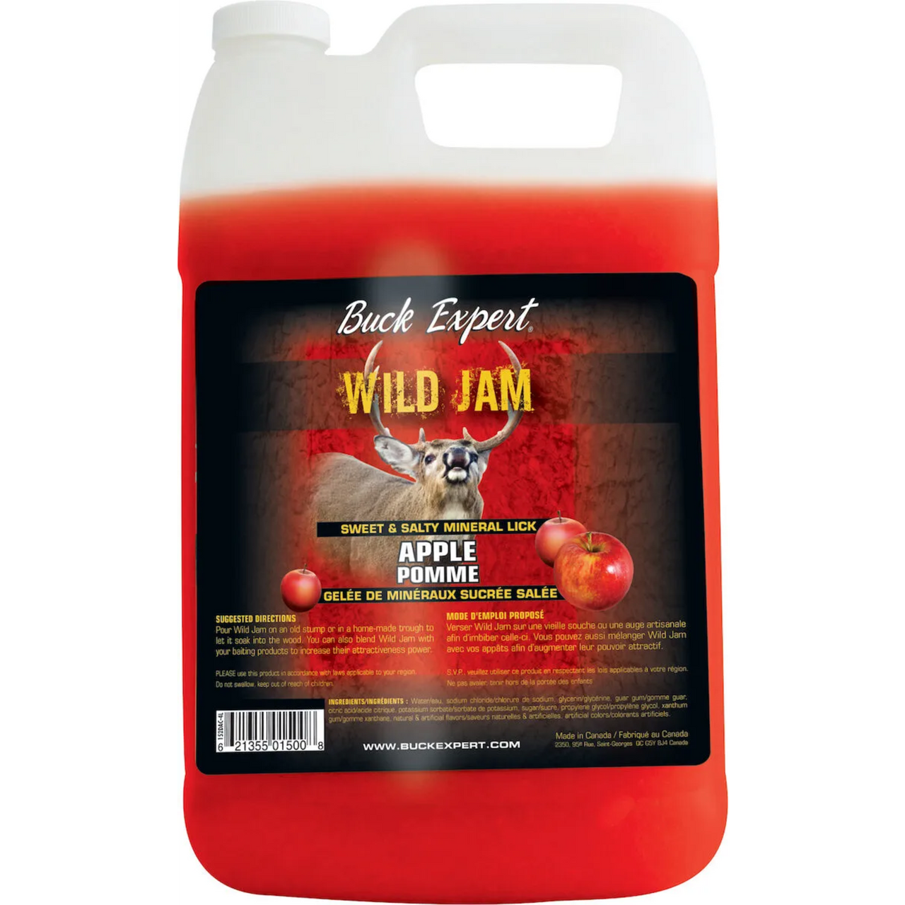 Buck Expert Baiting Products, Wild Jam Sweety Salty Apple Jelly, 3L