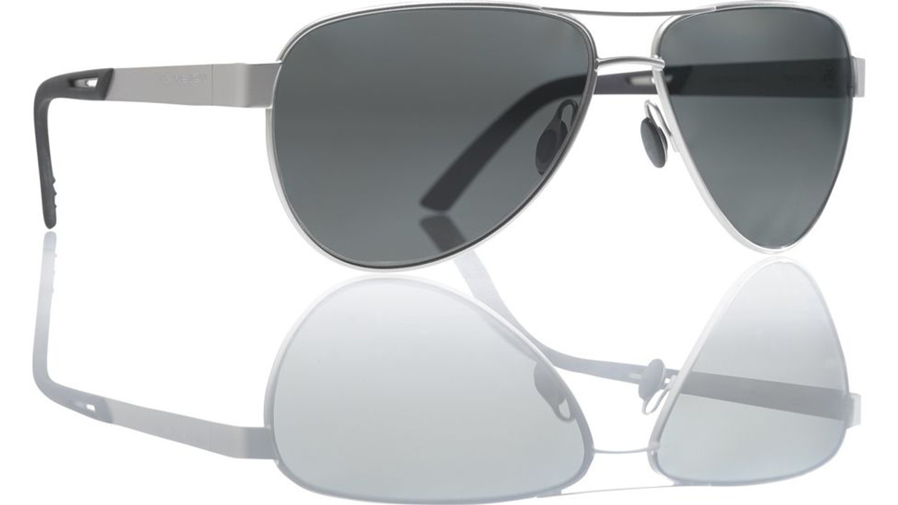 Revision Alphawing Sport Metal Sunglasses, Polarized Gray