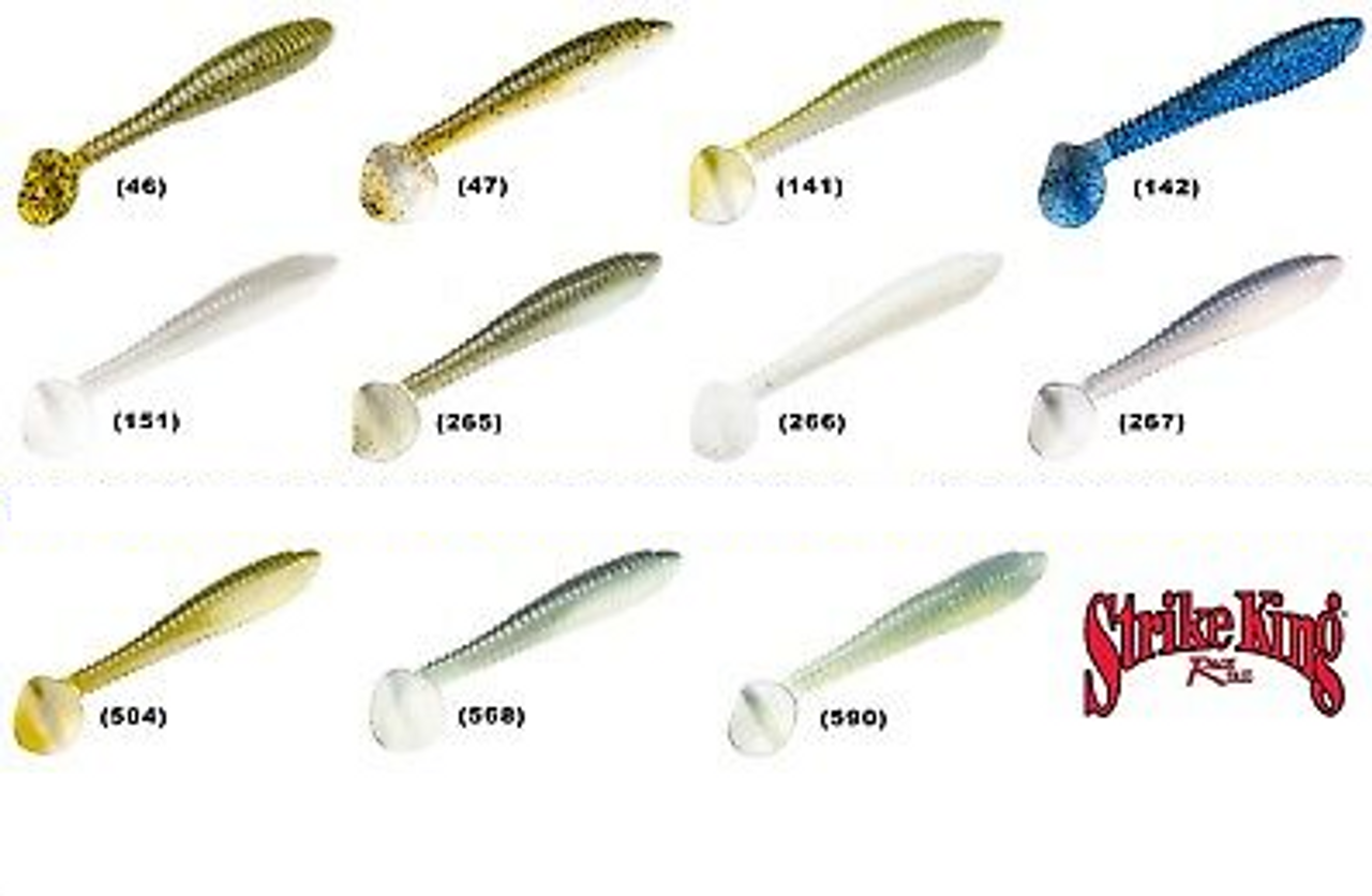 Strike King Rage Swimmer, 2 3/4, 9 pk