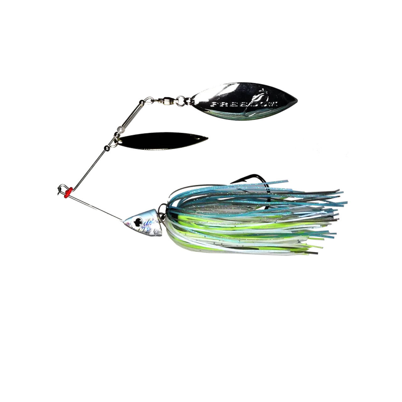 Freedom Double Willow Silver Spinnerbait 3/4 oz
