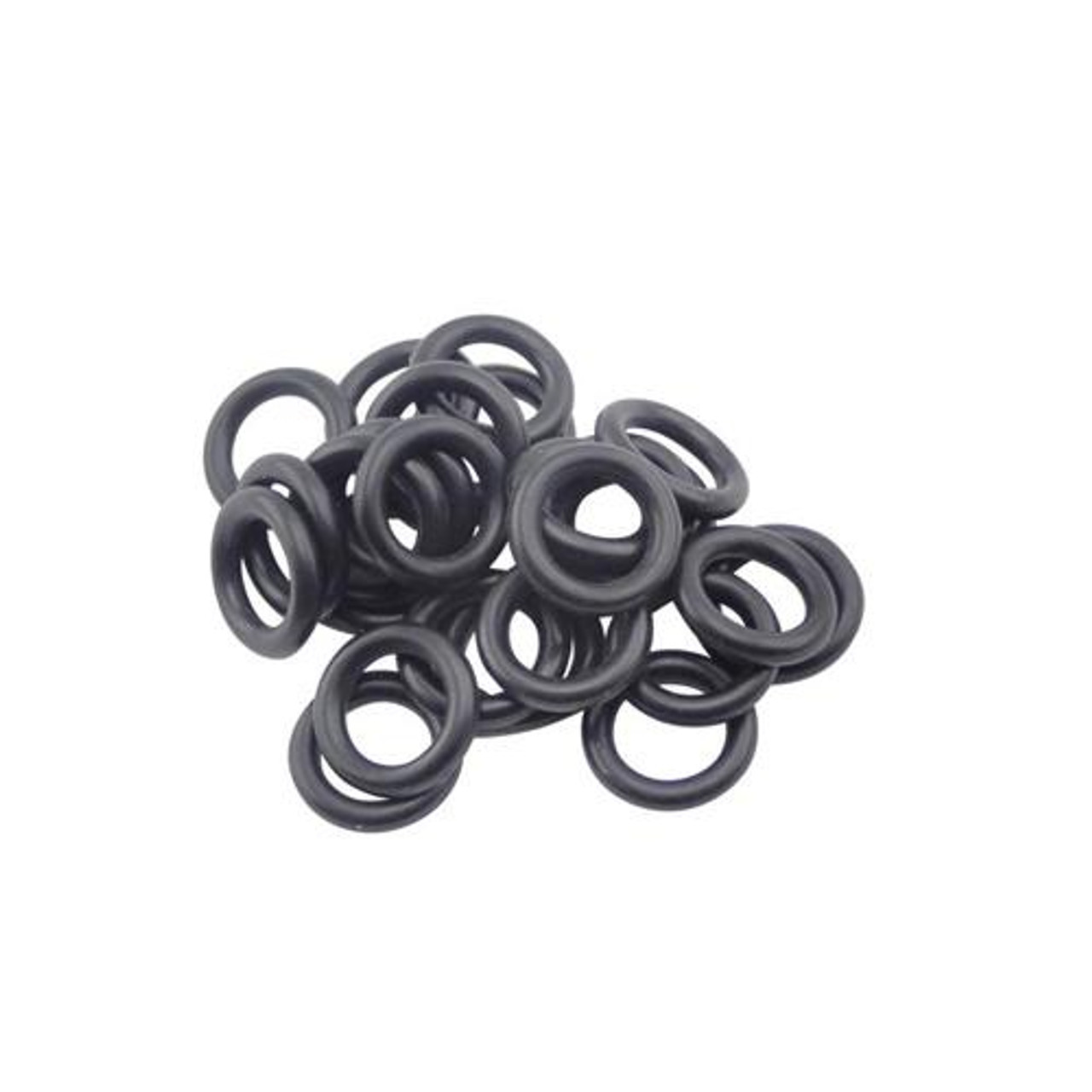 X Zone Wacky Rigging O Rings, Black, 3" & 4" Stick Bait, 25 Pk