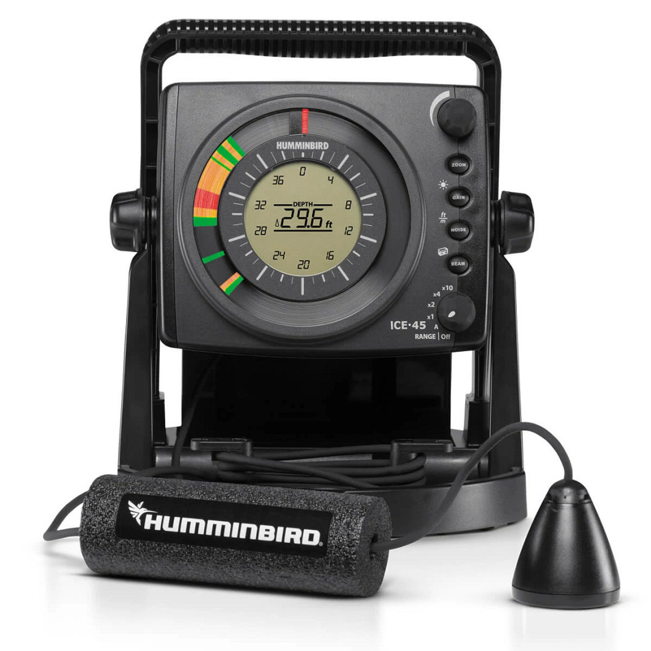 Humminbird ICE-45 Ice System, 3-Color Flasher w/Digital Depth, Dual Beam