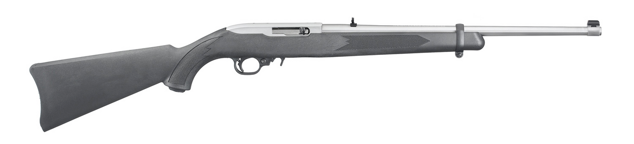 Ruger 10/22 Carbine .22 LR, 18.5" Stainless Barrel, Black Synthetic