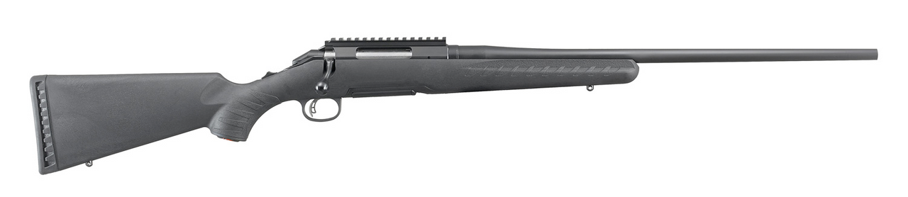 Ruger American Standard 7mm-08 Rem, 22" Barrel, Black Stock