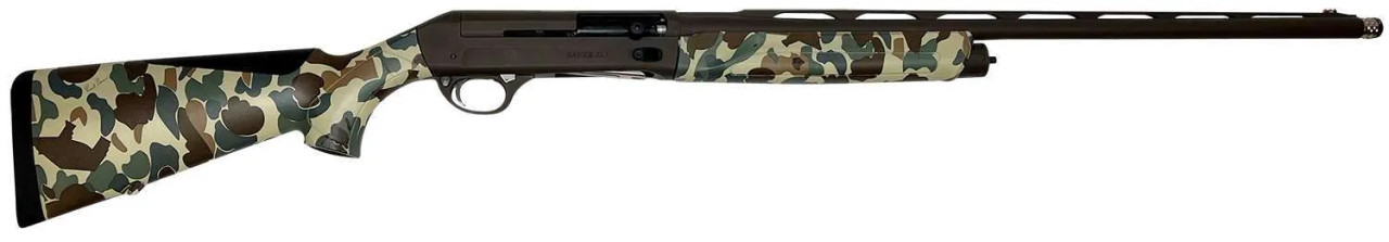Sauer SL-5 Waterfowl Semi-Auto 12 Ga Shotgun 3", 28" Barrel, Old School Camo/ Chocolate Brown Cerakote