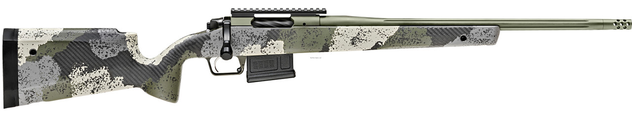 Springfield 2020 Waypoint Bolt Rifle, .308 WIN, 20" Fluted Barrel, Evergreen Camo