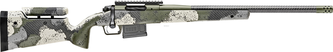 Springfield 2020 Waypoint Bolt Rifle, 6.5 CREED, 22" Carb Fiber Barrel, Evergreen Camo