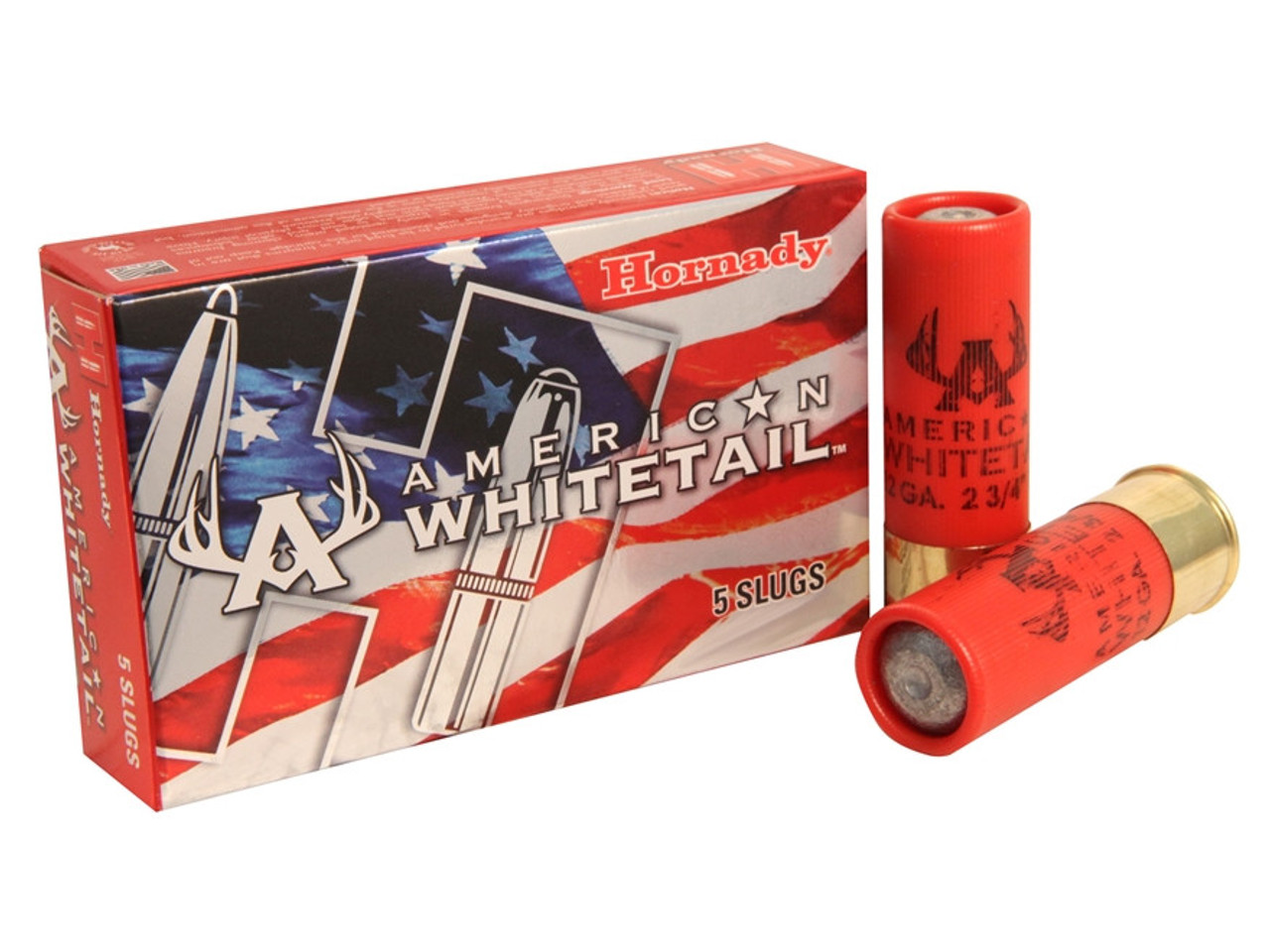 Hornady 12ga American Whitetail, 1oz Slug, 5 Rnds