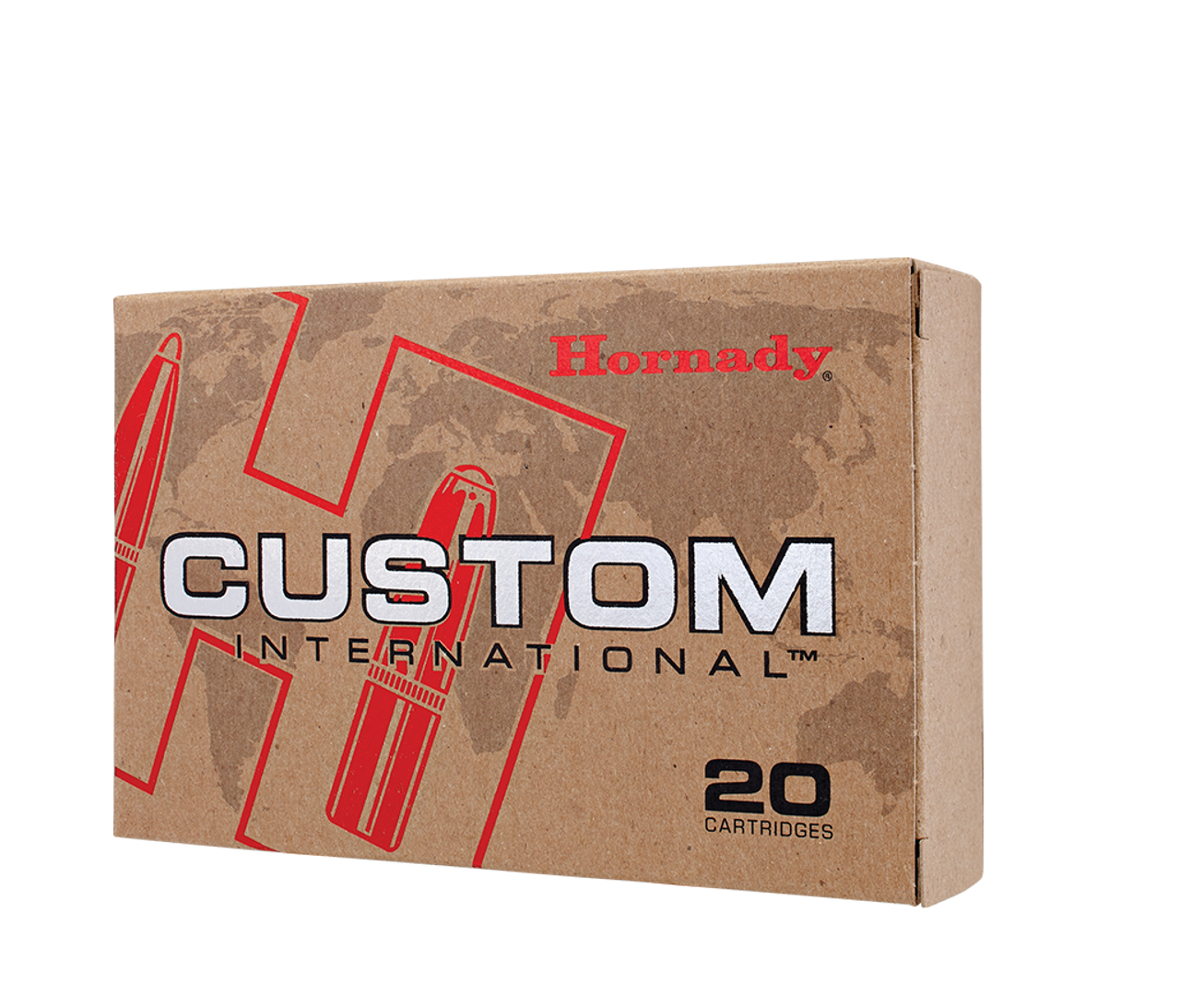 Hornady Custom International .308 Win, 180 Gr SP,  20 Rnds