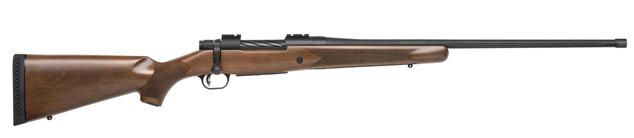 Mossberg Patriot Bolt Action Rifle, 7MM Rem Mag, 24" Threaded Bbl, Walnut Stock, 3+1 Rnd