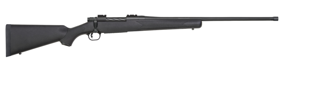 Mossberg Patriot Bolt Action Rifle, 300 Win Mag, 24" Threaded Bbl, Synthetic Stock, 3+1 Rnd, Black