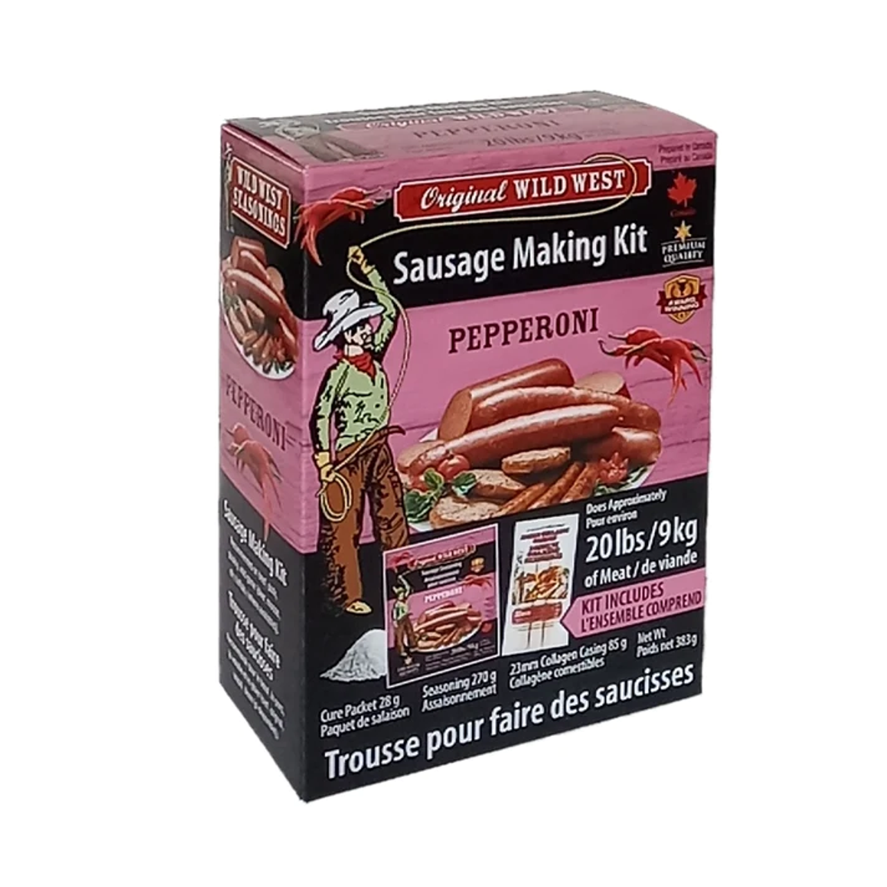 Wild West Pepperoni Sausage Kit 383G